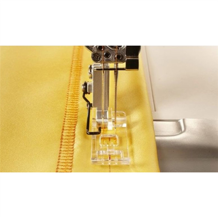 Pied recouvrement, chaînette transparent Pied recouvrement, chaînette transparent