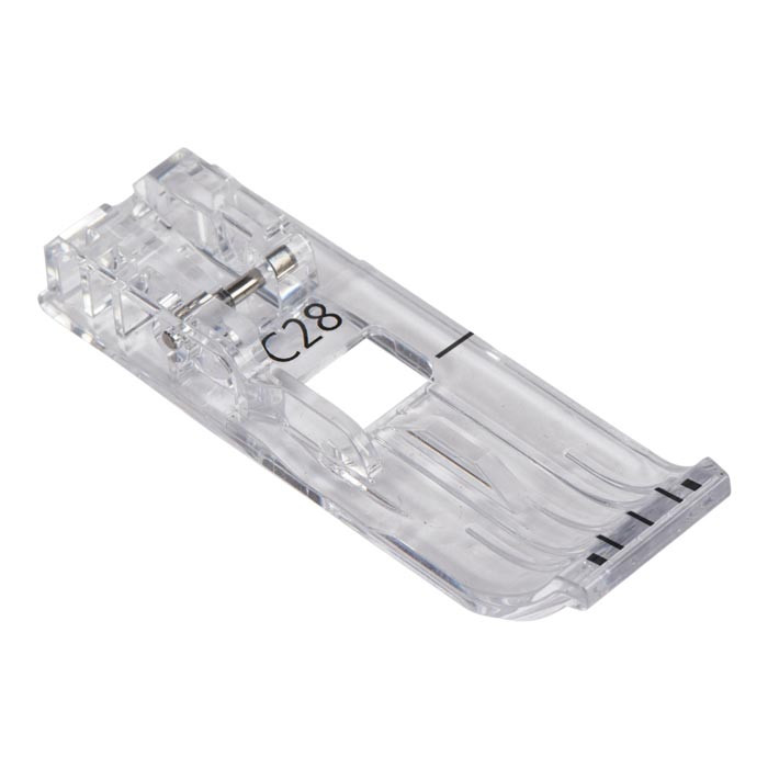 Pied Recouvrement / Chaînette transparent #C28 Bernina Pied Recouvrement / Chaînette transparent #C28 Bernina