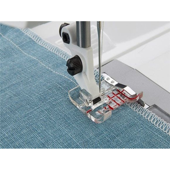 Pied transparent avec guide de piquage Pied transparent avec guide de piquage