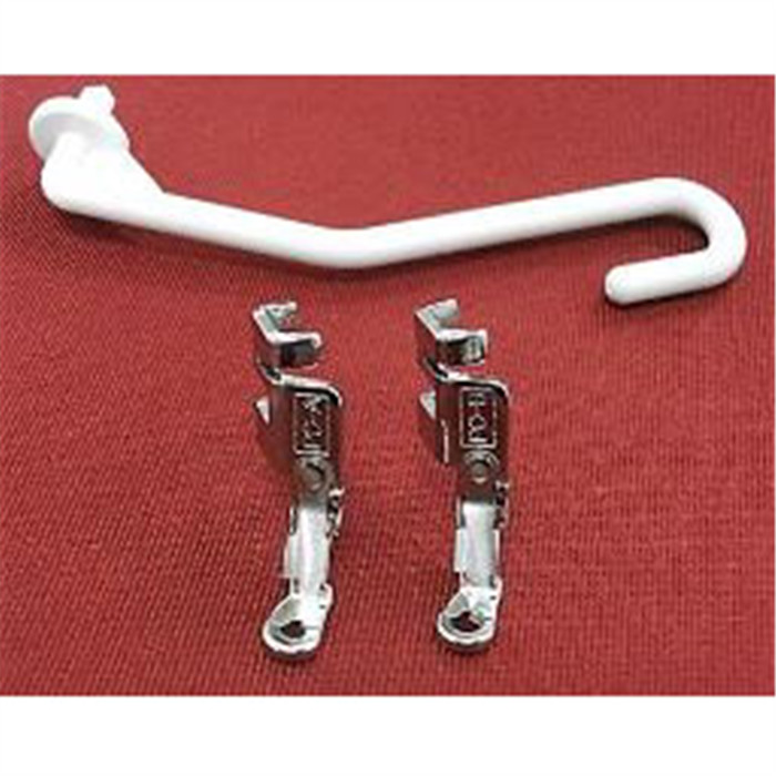 Pieds et guide pour broderie fil couché Janome Pieds et guide pour broderie fil couché Janome