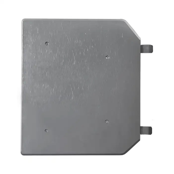 Plaque métallique cache crochet complète Plaque métallique cache crochet complète