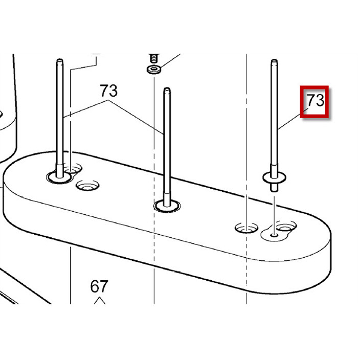 Porte bobine vertical Brother PR et VR Porte bobine vertical Brother PR et VR