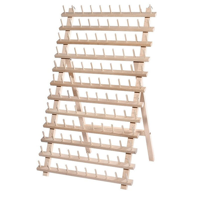 Présentoir en bois 120 bobines Présentoir en bois 120 bobines