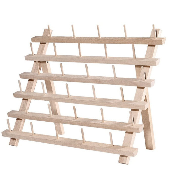 Présentoir en bois 30 bobines Présentoir en bois 30 bobines