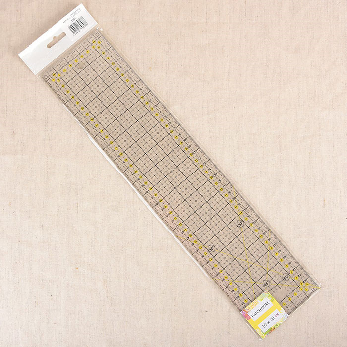 Règle patchwork 10x45cm MEDIAC Règle patchwork 10x45cm MEDIAC