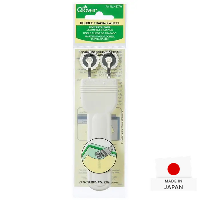 Roulettes dentelées pour double traçage Clover Roulettes dentelées pour double traçage Clover