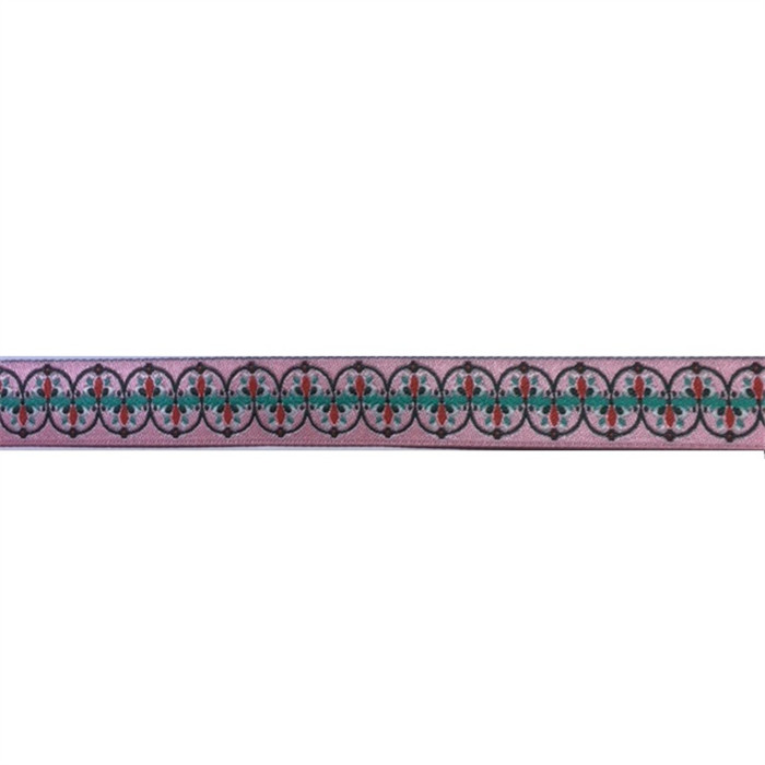 Ruban Design Rose 16mm au mètre Ruban Design Rose 16mm au mètre