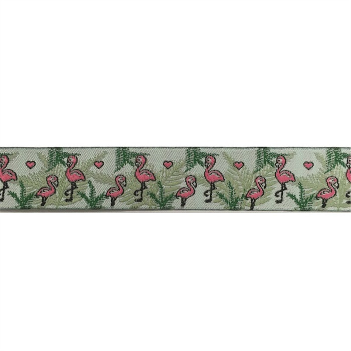 Ruban Flamand Rose 20mm au mètre Ruban Flamand Rose 20mm au mètre