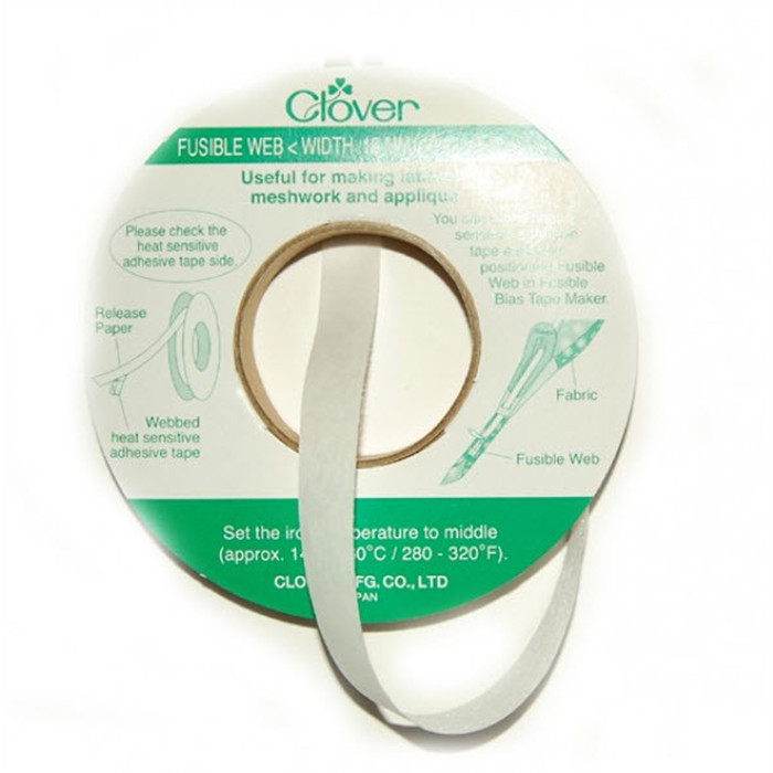 Ruban thermocollant Clover 10 mm x 12 m Ruban thermocollant Clover 10 mm x 12 m