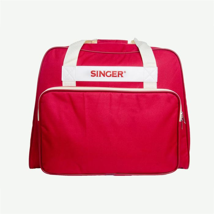 Sac de transport machine à coudre rouge/blanc SINGER Sac de transport machine à coudre rouge/blanc SINGER