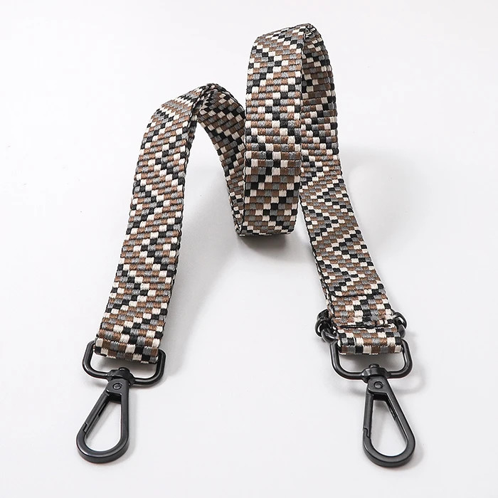 Sangle bandoulière 25 mm x 68-135cm zigzag foncé Sangle bandoulière 25 mm x 68-135cm zigzag foncé