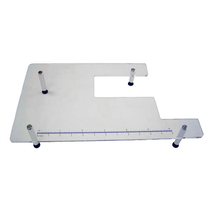 Table d'extension transparente quilt Silver Table d'extension transparente quilt Silver