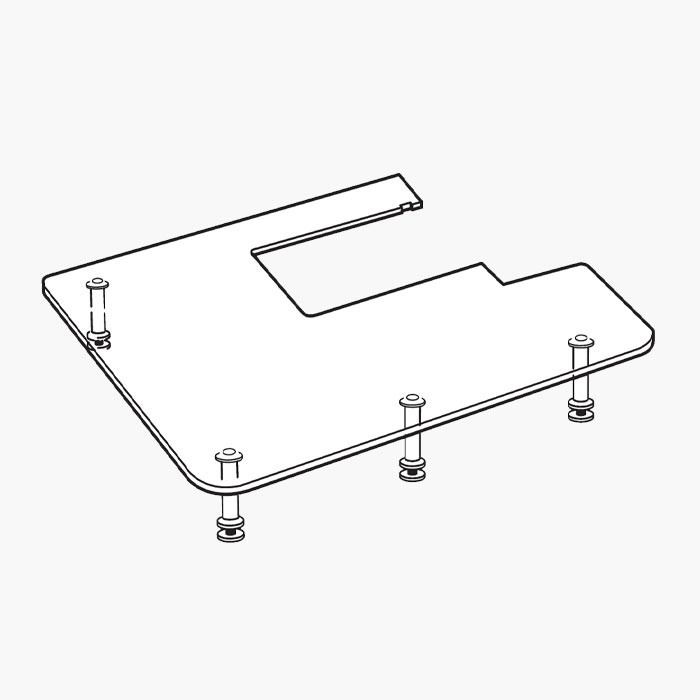 Table quilt transparente Janome 12000/14000/15000 Table quilt transparente Janome 12000/14000/15000