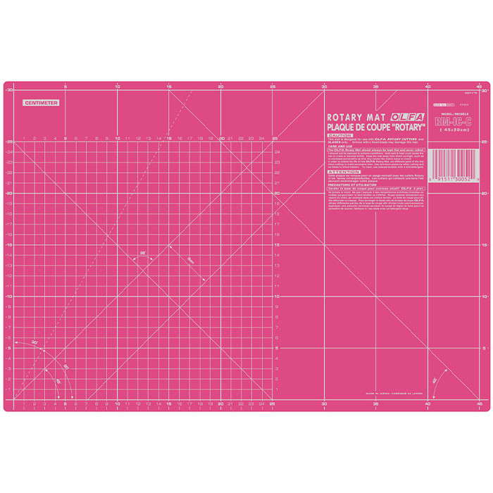 Tapis de découpe rose 30 x 45cm OLFA Tapis de découpe rose 30 x 45cm OLFA