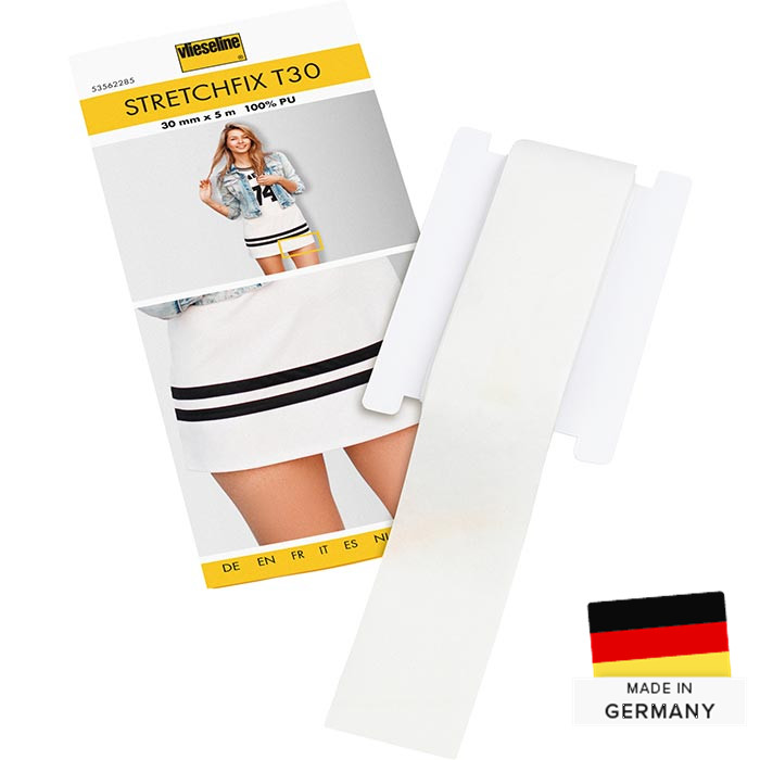 Thermocollant élastique Stretchfix T30 Vlieseline - 30mm x5m Thermocollant élastique Stretchfix T30 Vlieseline - 30mm x5m