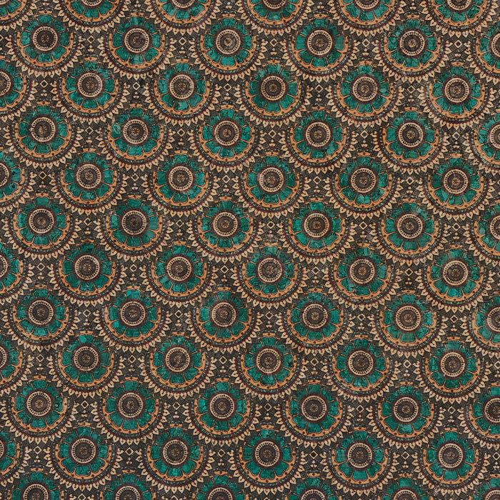 Tissu liège "Mandala" par 50cm Tissu liège "Mandala" par 50cm