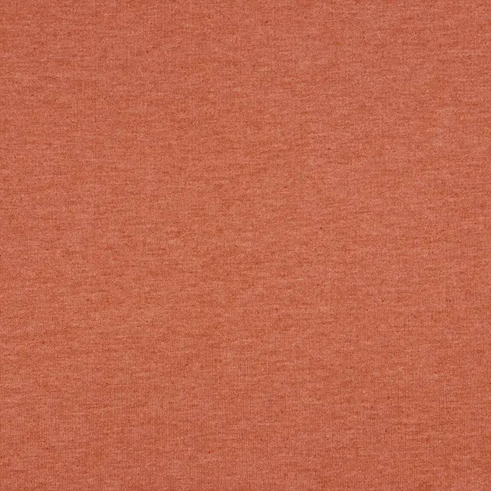 Tissu sweat molleton uni chiné - Terracotta Tissu sweat molleton uni chiné - Terracotta