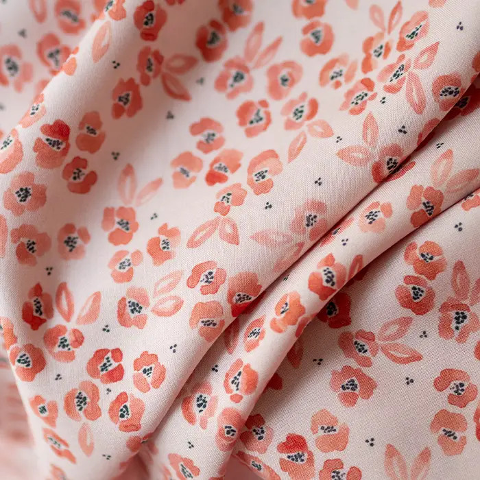 Tissu viscose "Feline Flora" 137cm par 50cm Lise Tailor Tissu viscose "Feline Flora" 137cm par 50cm Lise Tailor