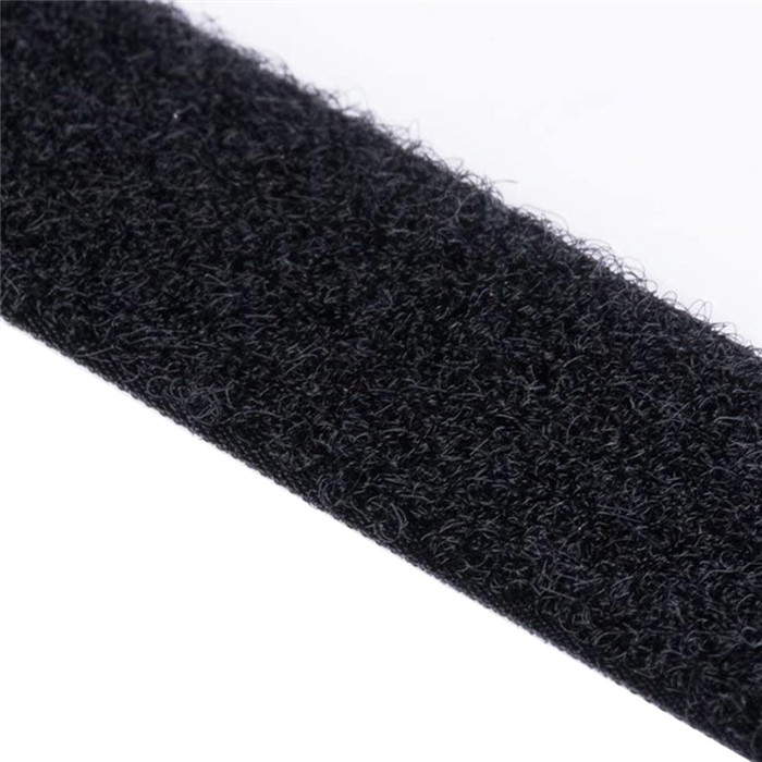 Velcro à coudre 2 cm noir velours /m Velcro à coudre 2 cm noir velours /m