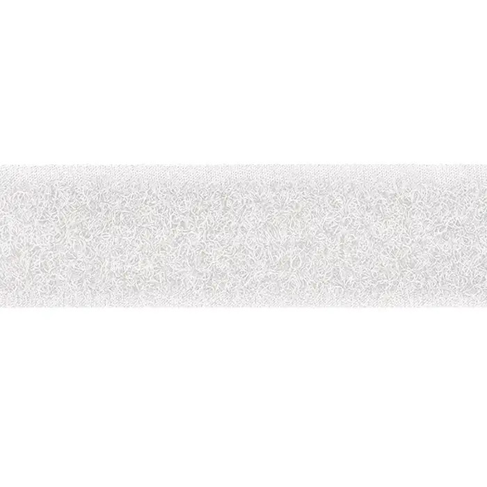 Velcro adhésif 5 cm blanc velours au mètre Velcro adhésif 5 cm blanc velours au mètre