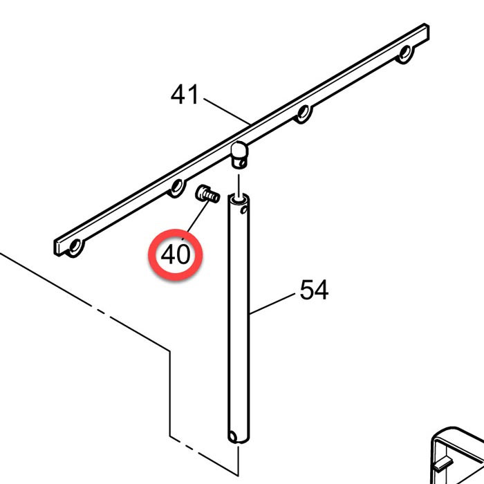 Vis de fixation tige et guide fil surjeteuses Brother Vis de fixation tige et guide fil surjeteuses Brother