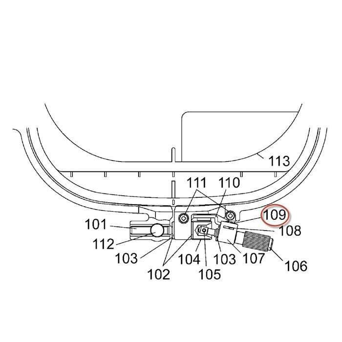 Vis maintien ecrou fin cadre à broder Vis maintien ecrou fin cadre à broder