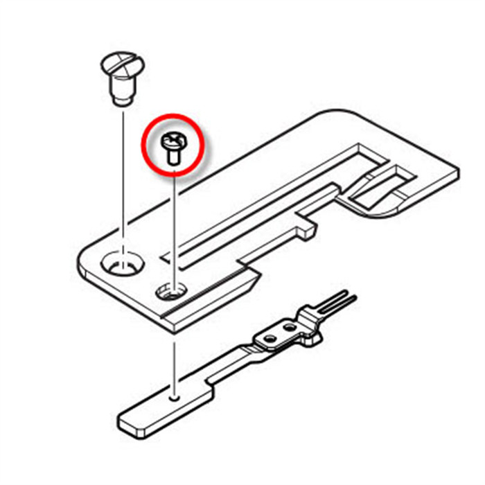 Vis plaque à aiguille Brother Vis plaque à aiguille Brother