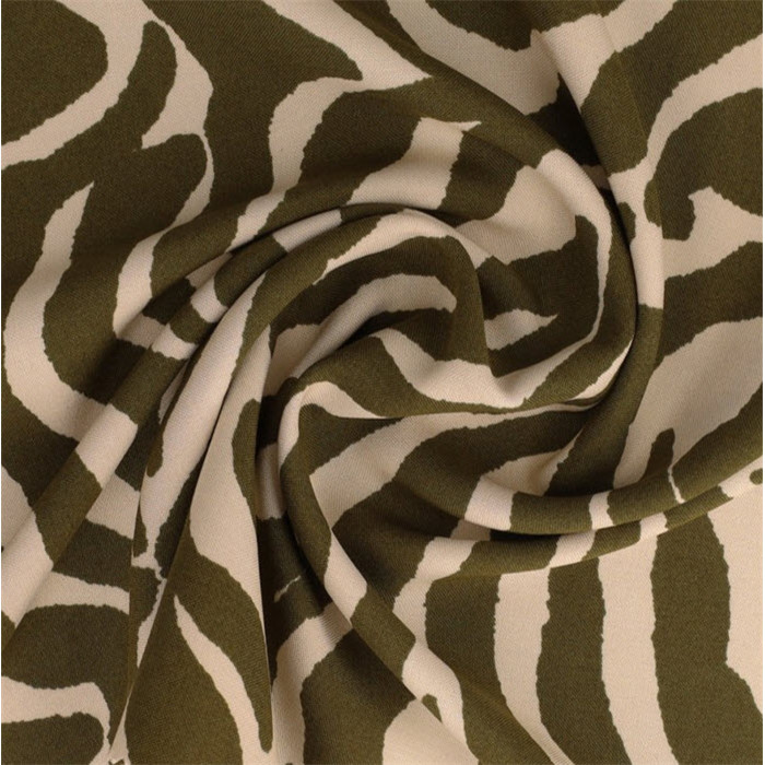 Viscose Vert Zébré 140cm par 50cm Viscose Vert Zébré 140cm par 50cm
