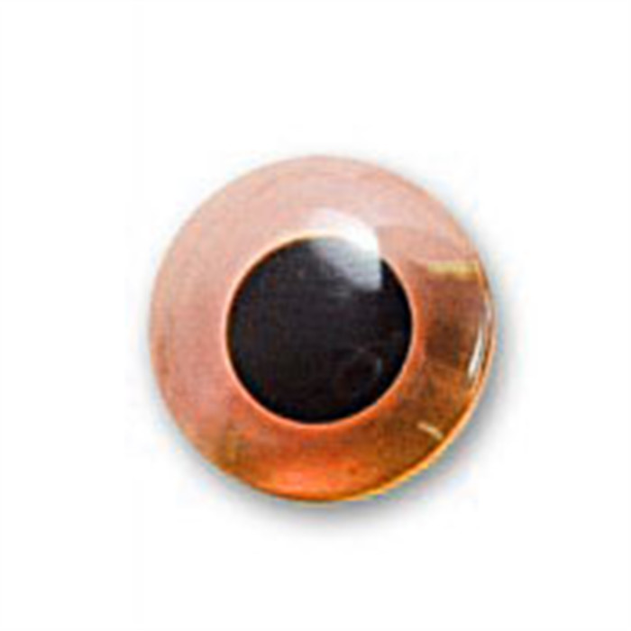 Yeux à coudre 15mm ocre Yeux à coudre 15mm ocre